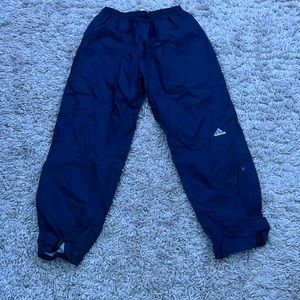 Adidas navy blue pants, size medium